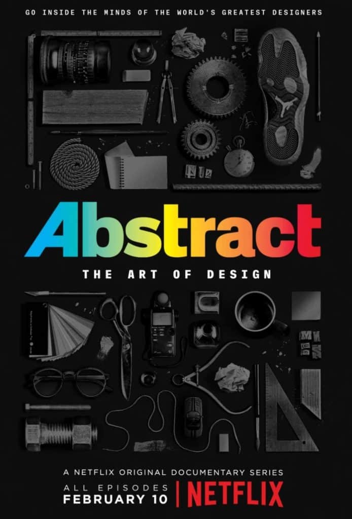 Affiche de la série Abstract avec Michael Jordan sur Cinésport.