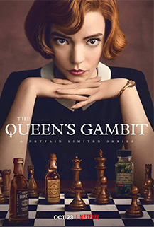 Affiche de la série du jeu de la dame sur Cinésport le site de référence du sport et du cinéma pour classer des films