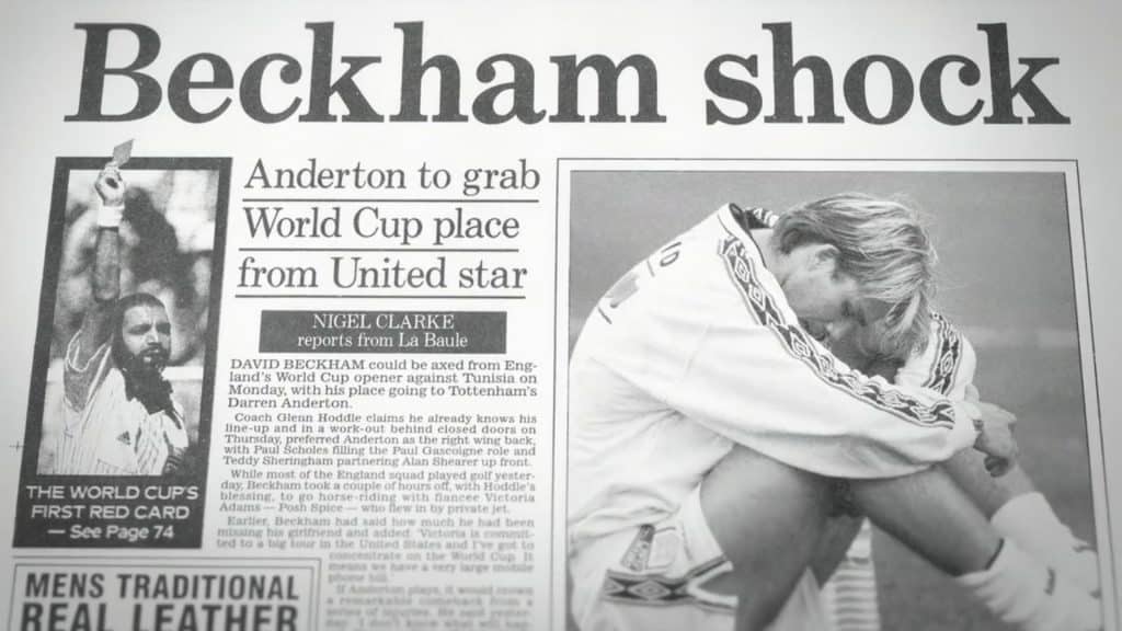 Article sur Beckham
